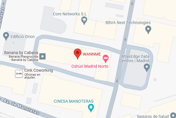 Mapa de ubicación Wannme